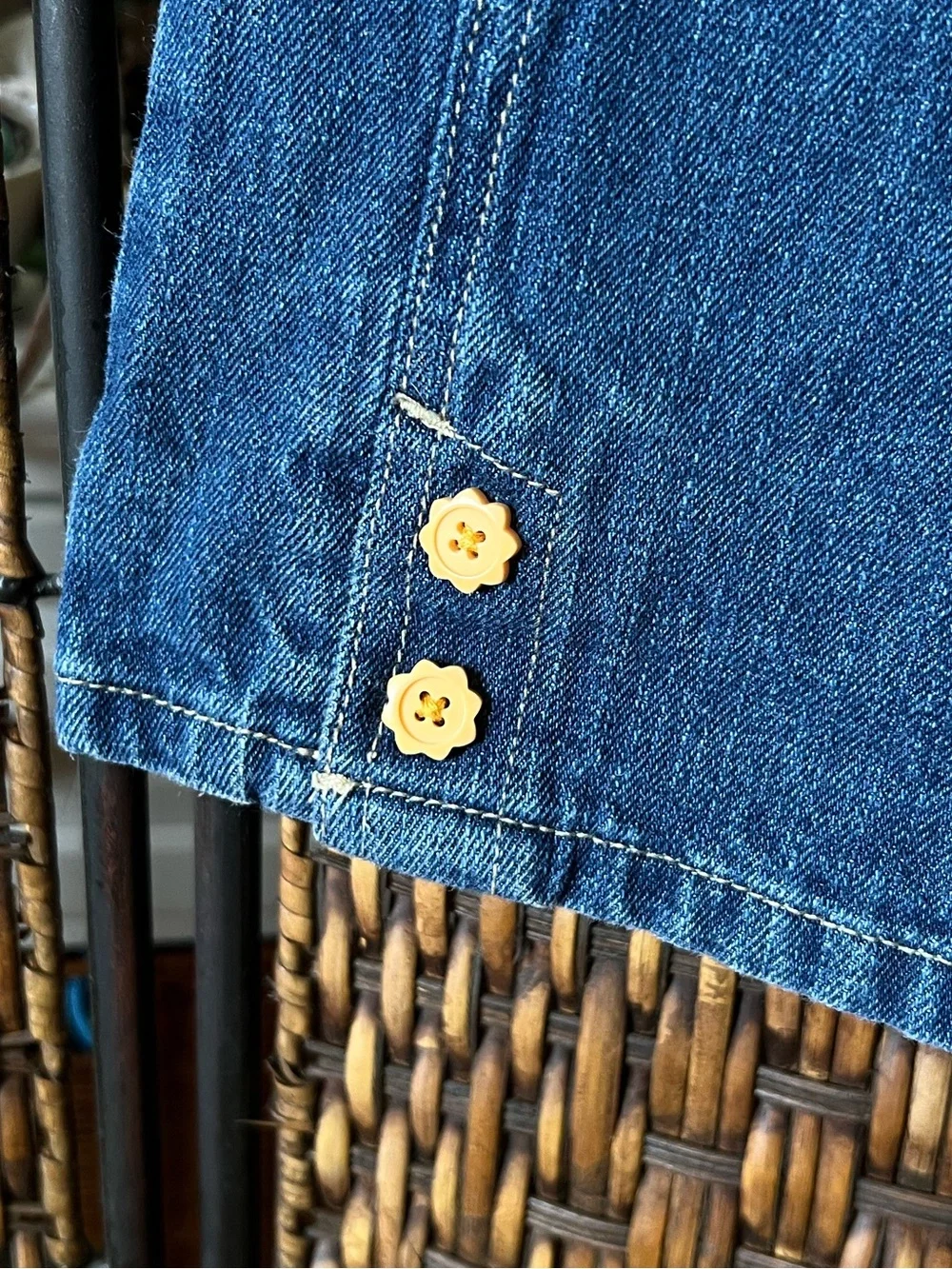 7 Gymboree Flare Jeans Flower Buttons